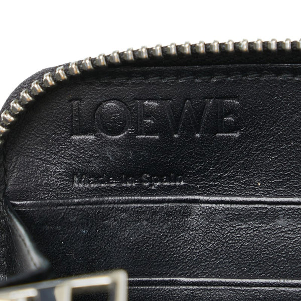 ロエベ アナグラム 長財布 ブラック レザー レディース LOEWE 【中古】