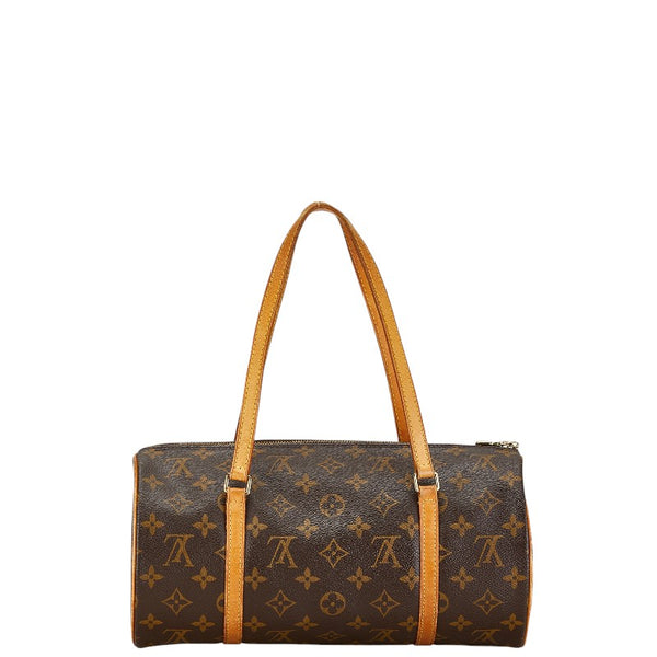 ルイ ヴィトン モノグラム パピヨン30 ショルダーバッグ M51365 ブラウン PVC レザー レディース LOUIS VUITTON 【中古】