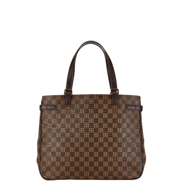 ルイ ヴィトン ダミエ ユゼス ハンドバッグ トートバッグ N51128 ブラウン PVC レザー レディース LOUIS VUITTON 【中古】