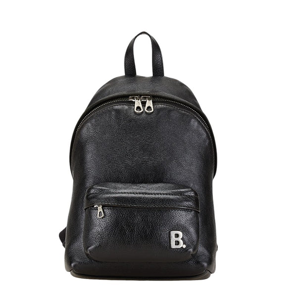 バレンシアガ Bロゴ リュック バックパック 580026 ブラック レザー レディース BALENCIAGA 【中古】