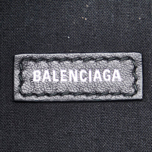 バレンシアガ Bロゴ リュック バックパック 580026 ブラック レザー レディース BALENCIAGA 【中古】