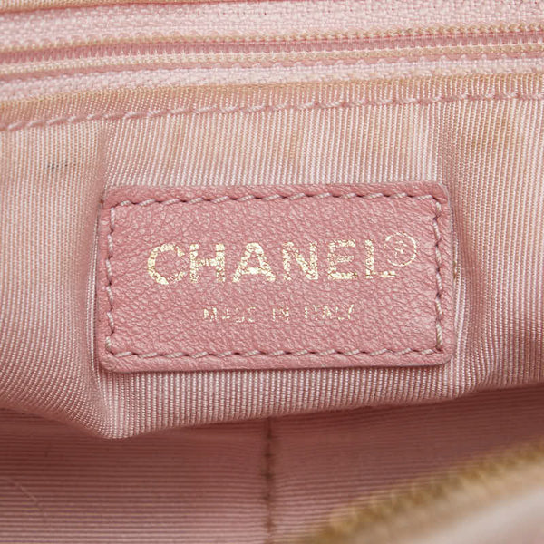 シャネル マトラッセ ココマーク チェーン トートバッグ ショルダーバッグ A18004 ピンク キャビアスキン レディース CHANEL 【中古】