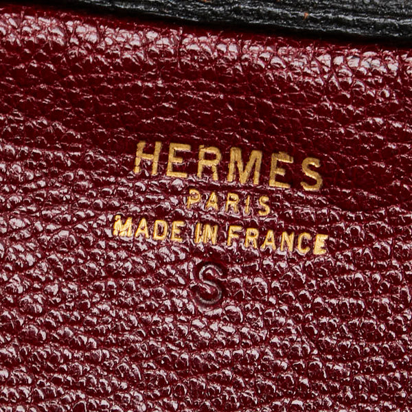 エルメス ジョッキー 斜め掛け ショルダーバッグ レッド シェーブル レディース HERMES 【中古】