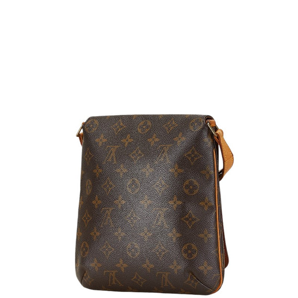 ルイ ヴィトン モノグラム ミュゼット サルサ ショート ショルダーバッグ M51258 ブラウン PVC レザー レディース LOUIS VUITTON 【中古】