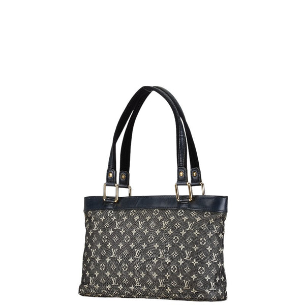 ルイ ヴィトン モノグラム ミニ ルシーユPM ハンドバッグ トートバッグ M92682 ブラック キャンバス レザー レディース LOUIS VUITTON 【中古】