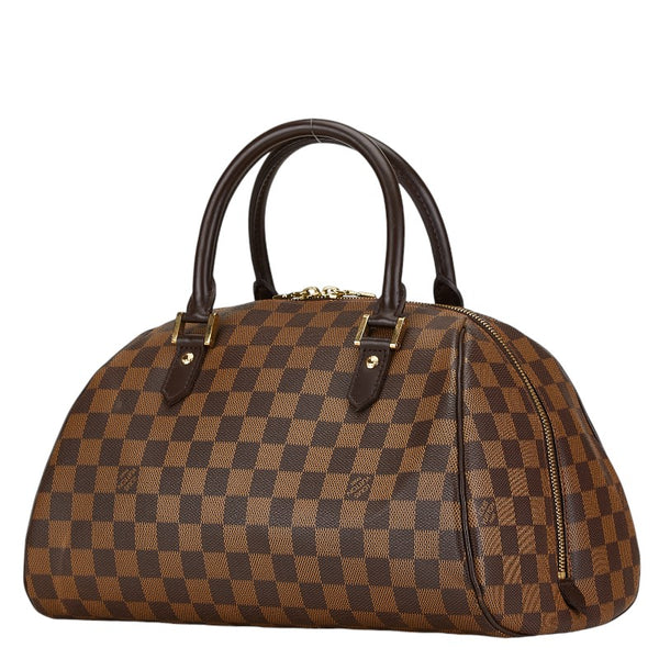 ルイ ヴィトン ダミエ リベラMM ハンドバッグ ボストンバッグ N41434 ブラウン PVC レザー レディース LOUIS VUITTON 【中古】