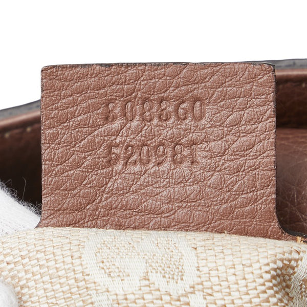 グッチ バンブー ハンドバッグ ショルダーバッグ 2WAY 308360 ピンク レザー レディース GUCCI 【中古】