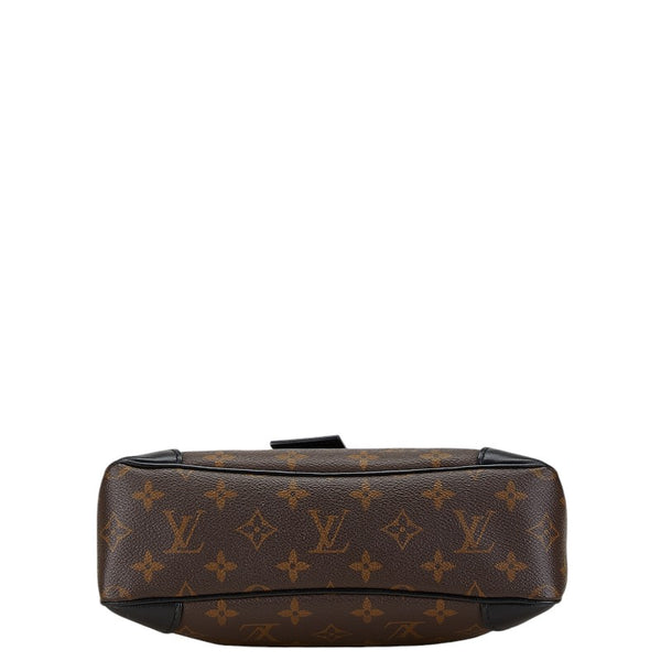 ルイ ヴィトン モノグラム オデオンPM ショルダーバッグ M45353 ブラウン ブラック PVC レザー レディース LOUIS VUITTON 【中古】