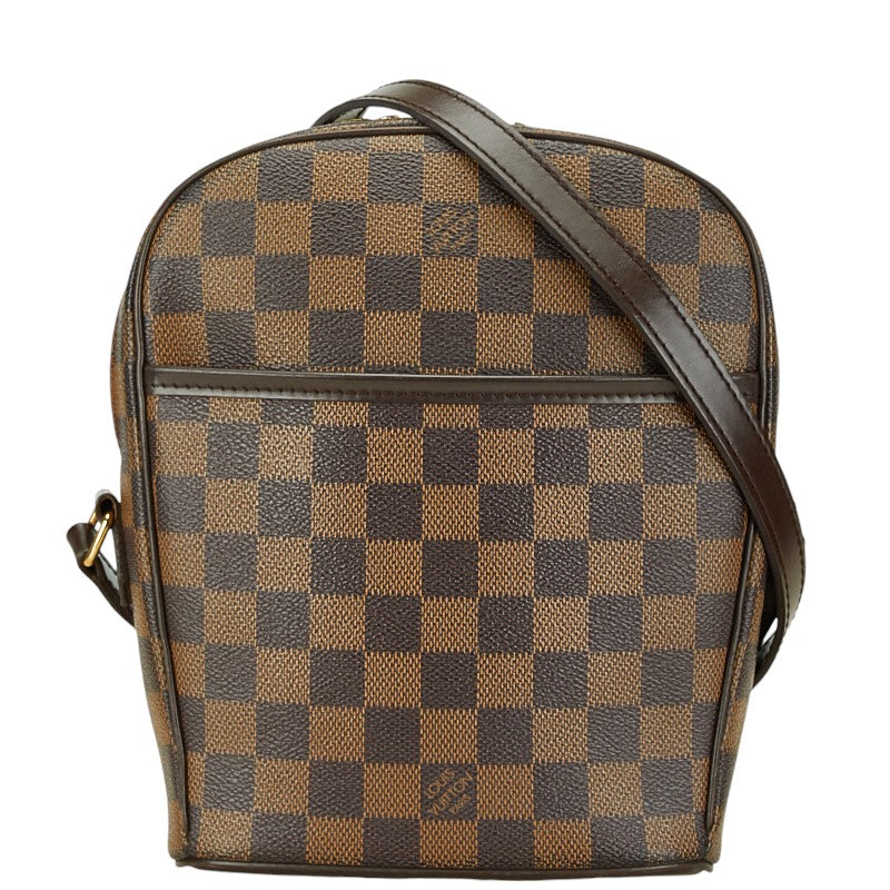 ルイ ヴィトン ダミエ イパネマPM 斜め掛け ショルダーバッグ  N51294 ブラウン PVC レザー レディース LOUIS VUITTON 【中古】