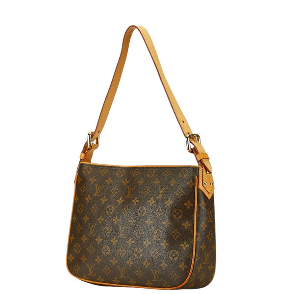 ルイ ヴィトン モノグラム ハドソンGM ハンドバッグ ショルダーバッグ 2WAY M40045 ブラウン PVC レザー レディース LOUIS VUITTON 【中古】