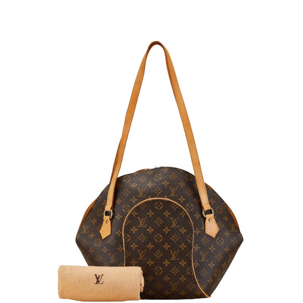 ルイ ヴィトン モノグラム エリプス ショッピング ショルダーバッグ M51128 ブラウン PVC レザー レディース LOUIS VUITTON 【中古】