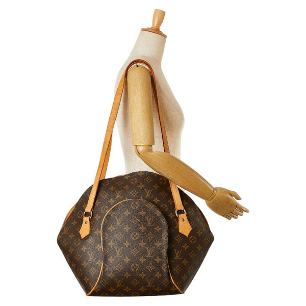 ルイ ヴィトン モノグラム エリプス ショッピング ショルダーバッグ M51128 ブラウン PVC レザー レディース LOUIS VUITTON 【中古】