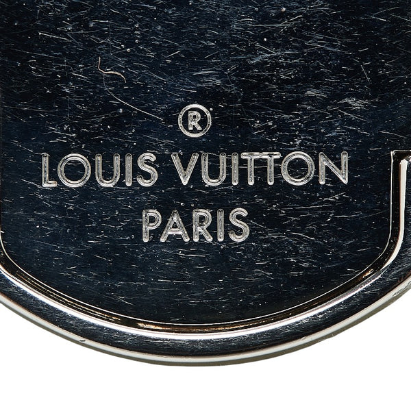 ルイ ヴィトン モノグラム エクリプス コリエ プラーク ネックレス M63640 シルバー メタル レディース LOUIS VUITTON 【中古】