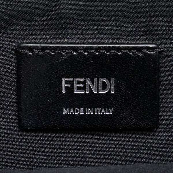 フェンディ ズッカ ハンドバッグ トートバッグ 7VA481 ブラウン ブラック PVC レザー レディース FENDI 【中古】