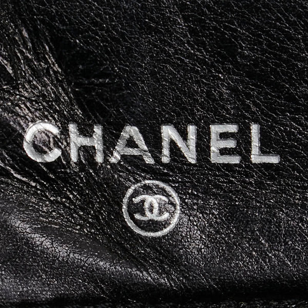 シャネル マトラッセ 長財布 A35304 ブラック ラムスキン レディース CHANEL 【中古】