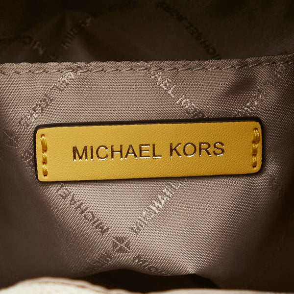 マイケルコース MKロゴ キンバリー ハンドバッグ ショルダーバッグ 2WAY 35S3G7KM2L イエロー レザー レディース Michael Kors 【中古】