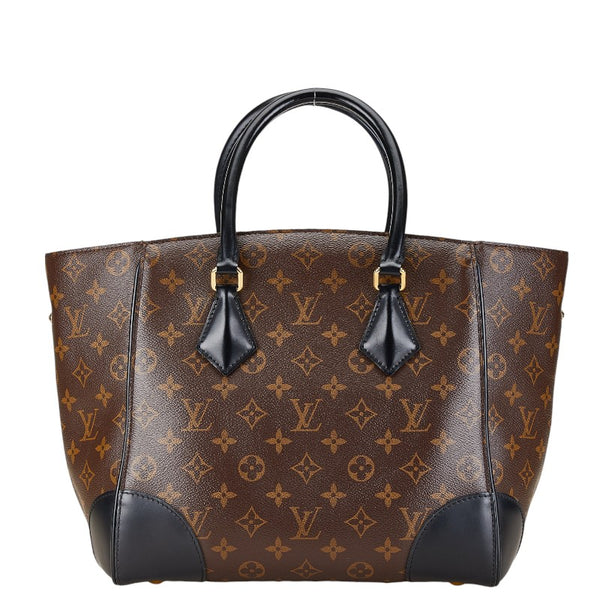 ルイ ヴィトン モノグラム フェニックスMM ハンドバッグ トートバッグ M41542 ブラウン ブラック PVC レザー レディース LOUIS VUITTON 【中古】