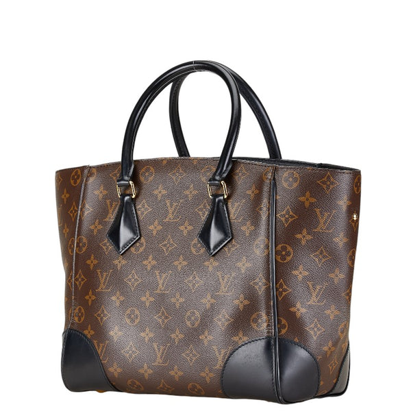 ルイ ヴィトン モノグラム フェニックスMM ハンドバッグ トートバッグ M41542 ブラウン ブラック PVC レザー レディース LOUIS VUITTON 【中古】