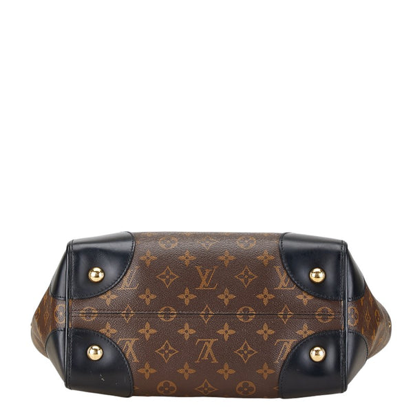 ルイ ヴィトン モノグラム フェニックスMM ハンドバッグ トートバッグ M41542 ブラウン ブラック PVC レザー レディース LOUIS VUITTON 【中古】