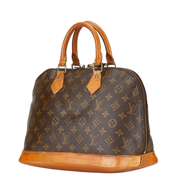 ルイ ヴィトン モノグラム アルマPM ハンドバッグ ショルダーバッグ２WAY M51130 ブラウン PVC レザー レディース LOUIS VUITTON 【中古】