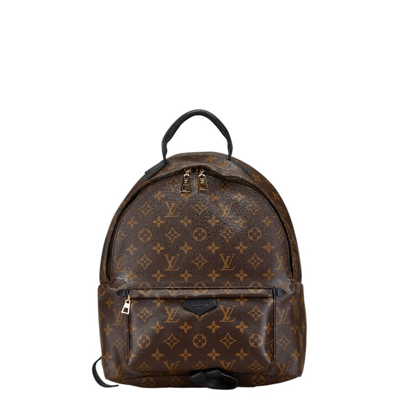 ルイ ヴィトン モノグラム パームスプリングスMM リュック バックパック M41561 ブラウン PVC レザー レディース LOUIS VUITTON 【中古】