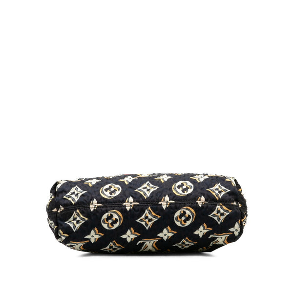 ルイ ヴィトン モノグラム クルーズ ビュルPM ショルダーバッグ M40238 マリン ネイビー ナイロン レザー レディース LOUIS VUITTON 【中古】