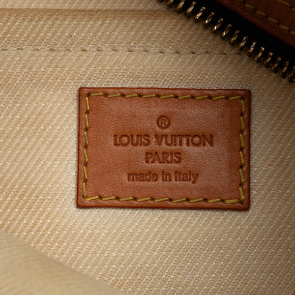 ルイ ヴィトン モノグラム クルーズ ビュルPM ショルダーバッグ M40238 マリン ネイビー ナイロン レザー レディース LOUIS VUITTON 【中古】