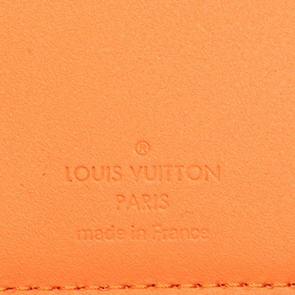 ルイ ヴィトン LVアエログラム ポルトフォイユ ブラザ 長財布 M81153 オレンジ レザー レディース LOUIS VUITTON 【中古】