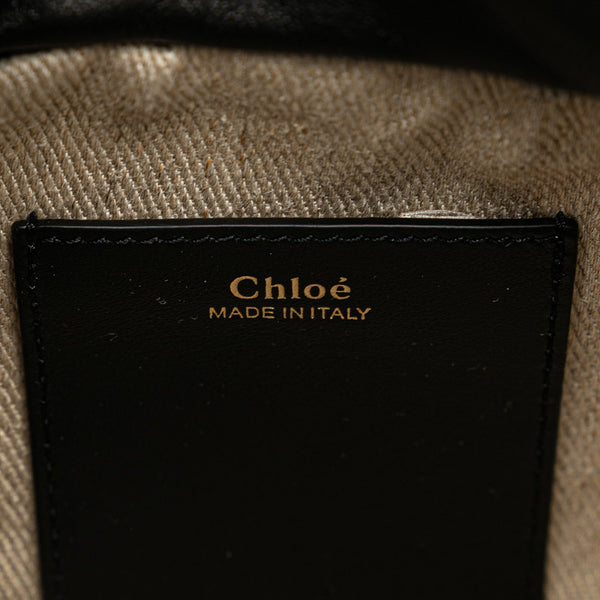 クロエ センス バケットバッグ ショルダーバッグ 2WAY CHC23US420I60 001 ブラック レザー レディース Chloe 【中古】