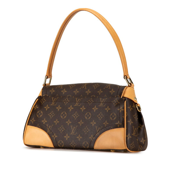 ルイ ヴィトン モノグラム ビバリーMM ハンドバッグ ワンショルダーバッグ M40121 ブラウン PVC レザー レディース LOUIS VUITTON 【中古】