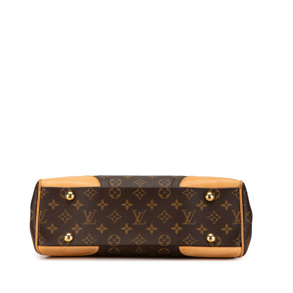 ルイ ヴィトン モノグラム ビバリーMM ハンドバッグ ワンショルダーバッグ M40121 ブラウン PVC レザー レディース LOUIS VUITTON 【中古】