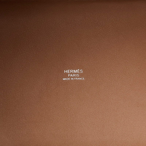 エルメス ピコタンロックPM 18 ラッキーデイジー ハンドバッグ チャイ ローズ シルバー金具 スイフト レディース HERMES 【中古】