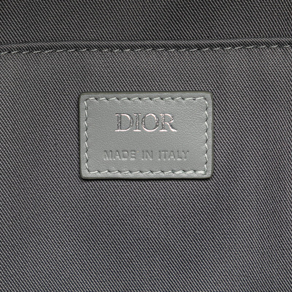 ディオール CD ダイヤモンド ヒット ザ ロード リュック バックパック グレー PVC レザー レディース Dior 【中古】