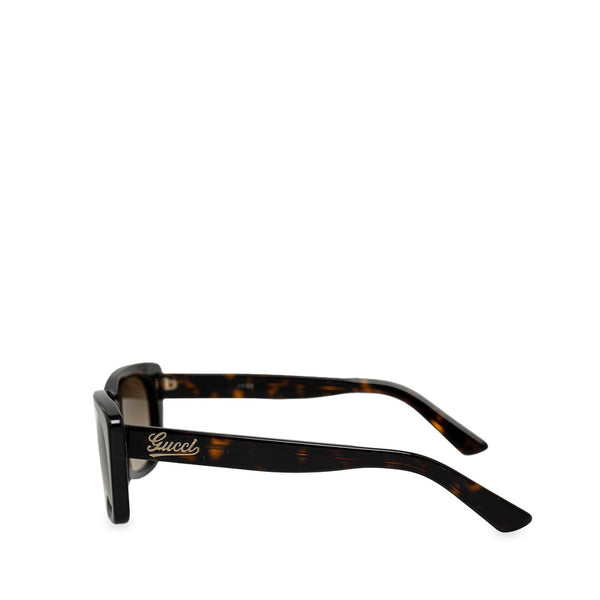 グッチ サングラス GG3016/S ブラック ブラウン プラスチック レディース GUCCI 【中古】