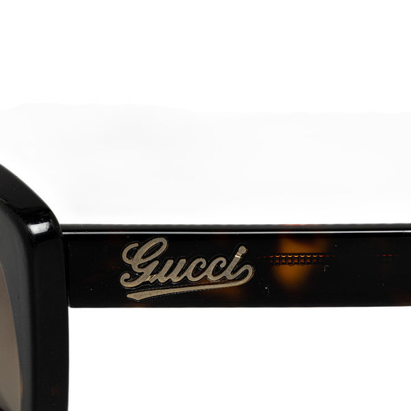 グッチ サングラス GG3016/S ブラック ブラウン プラスチック レディース GUCCI 【中古】