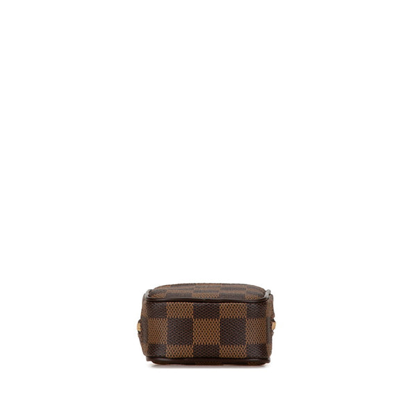 ルイ ヴィトン ダミエ エテュイ オカピPM 斜め掛け ショルダーバッグ N61738 ブラウン PVC レザー レディース LOUIS VUITTON 【中古】