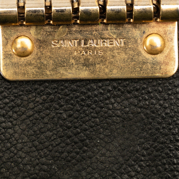 サンローラン YSLロゴ カサンドラ キーケース 6連 613334 ブラック レザー レディース SAINT LAURENT 【中古】