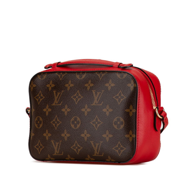 ルイ ヴィトン モノグラム サントンジュ ショルダーバッグ M43556 コクリコ ブラウン PVC レザー レディース LOUIS VUITTON 【中古】