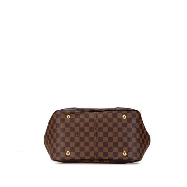 ルイ ヴィトン ダミエ ヴェローナMM ショルダーバッグ N41118 ブラウン PVC レザー レディース LOUIS VUITTON 【中古】