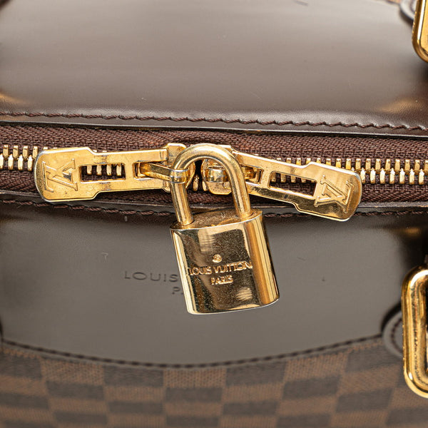 ルイ ヴィトン ダミエ ヴェローナMM ショルダーバッグ N41118 ブラウン PVC レザー レディース LOUIS VUITTON 【中古】
