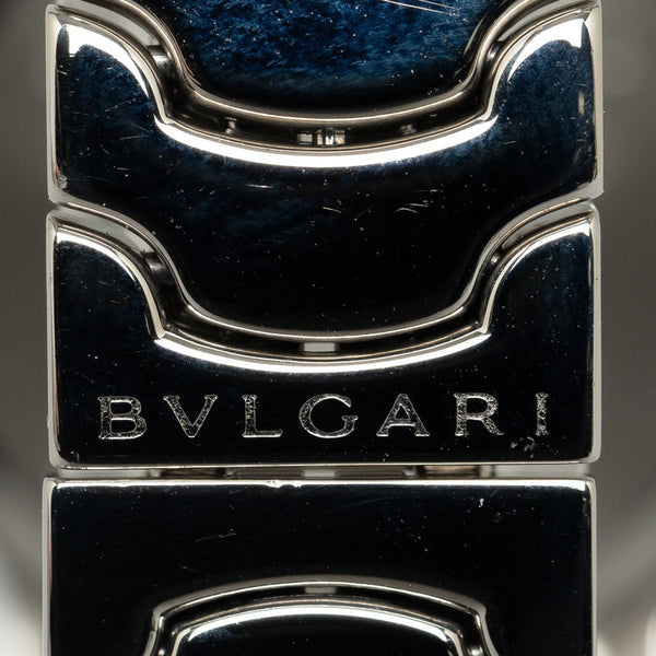 ブルガリ ソロテンポ 腕時計 ST29S クオーツ ブラック文字盤 ステンレススチール レディース BVLGARI 【中古】