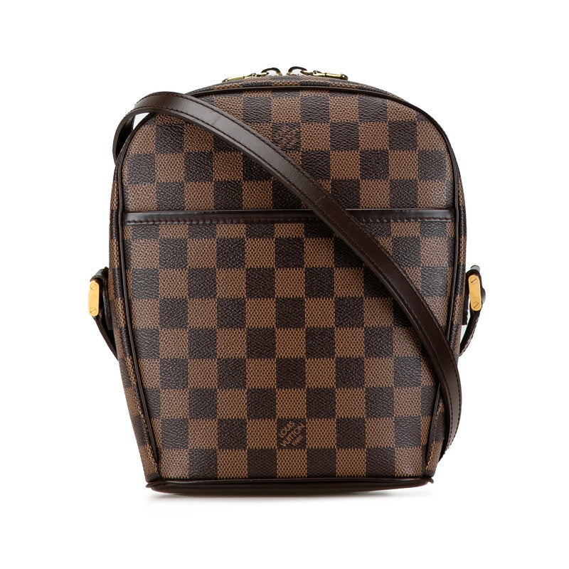 ルイ ヴィトン ダミエ イパネマPM 斜め掛け ショルダーバッグ  N51294 ブラウン PVC レザー レディース LOUIS VUITTON 【中古】