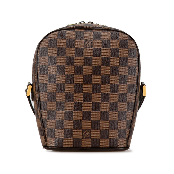 ルイ ヴィトン ダミエ イパネマPM 斜め掛け ショルダーバッグ  N51294 ブラウン PVC レザー レディース LOUIS VUITTON 【中古】