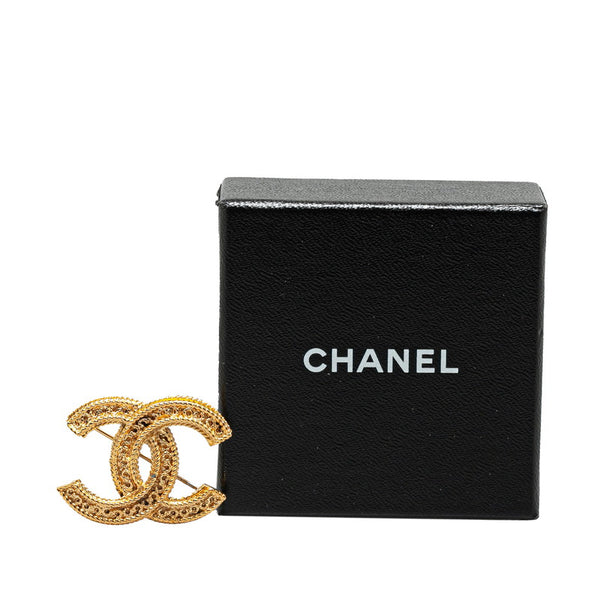 シャネル ヴィンテージ ココマーク ブローチ ゴールド メッキ レディース CHANEL 【中古】