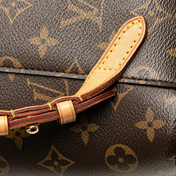 ルイ ヴィトン モノグラム モンスリー リュック バックパック M43431 ブラウン PVC レザー レディース LOUIS VUITTON 【中古】