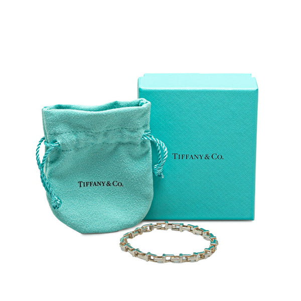 ティファニー Tナロー ブレスレット SV925 シルバー レディース TIFFANY&Co. 【中古】