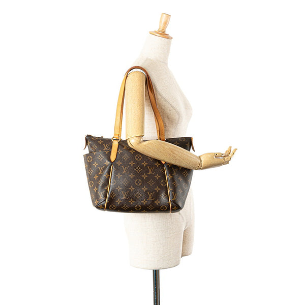 ルイ ヴィトン モノグラム トータリーPM トートバッグ M41016 ブラウン PVC レザー レディース LOUIS VUITTON 【中古】