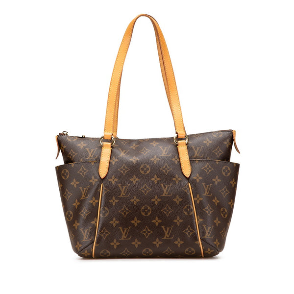 ルイ ヴィトン モノグラム トータリーPM トートバッグ M41016 ブラウン PVC レザー レディース LOUIS VUITTON 【中古】