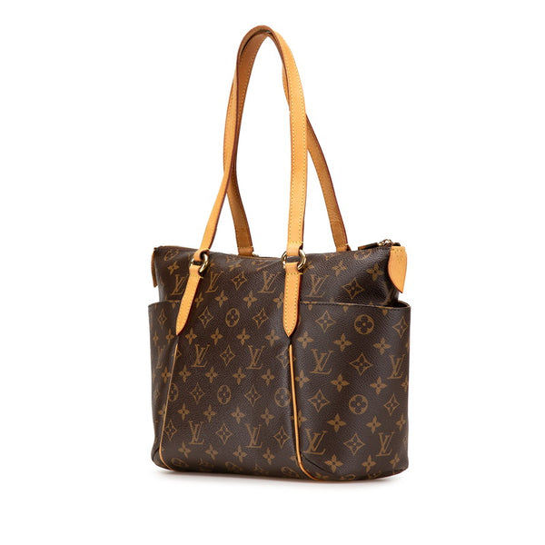ルイ ヴィトン モノグラム トータリーPM トートバッグ M41016 ブラウン PVC レザー レディース LOUIS VUITTON 【中古】