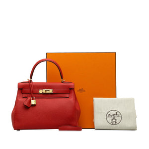 エルメス ケリー28 ハンドバッグ ショルダーバッグ 2WAY ローズテキサス トリヨンクレマンス レディース HERMES 【中古】